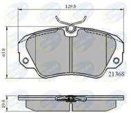 CBP0493 - Klocki hamulcowe COMLINE (odp.GDB957) OPEL OMEGA B