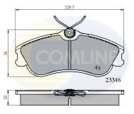 CBP0892 - Klocki hamulcowe COMLINE /przód/ (odp.GDB1295) PSA BERLINGO 96-/XSARA 99-/206 99-/PARTNER 96