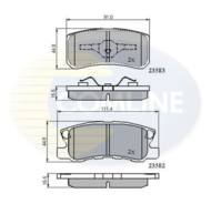 CBP0905 - Klocki hamulcowe COMLINE (odp.GDB3247) CHRYSLER SEBRING 06-/PSA C4/C-CROSSER/DODGE