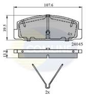 CBP0986 - Klocki hamulcowe COMLINE (odp.GDB3088/GDB3194) MAZDA 6 02-