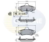 CBP11235 - Klocki hamulcowe COMLINE /tył/ (odp.GDB1581) FORD COUGAR 98-01/MONDEO 93-00