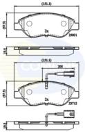 CBP12213 - Klocki hamulcowe COMLINE /przód/ (odp.GDB1855) ALFA ROMEO/FIAT/LANCIA