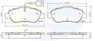 CBP12392 - Klocki hamulcowe COMLINE /przód/ (odp.1778384) FIAT 500C 09-/FORD KA 13-