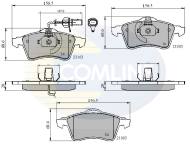 CBP1852 - Klocki hamulcowe COMLINE /+CZ/ /przód/ (odp.GDB1391) VAG T4 96-