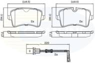 CBP22121 - Klocki hamulcowe COMLINE /tył/ (odp.GDB1866) VAG A4 11-/A6 S 11-/A7 S 10-