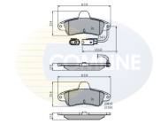 CBP2470 - Klocki hamulcowe COMLINE /tył/ (odp.GDB4084) FORD COUGAR 98-01/MONDEO 93-96