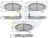 CBP31140 - Klocki hamulcowe COMLINE (odp.GDB3336) Toyota Avensis 03-/Corolla Verso 01-