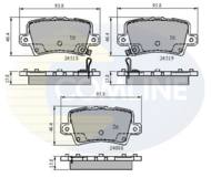 CBP31587 - Klocki hamulcowe COMLINE (odp.GDB3408) Honda Civic VIII 06-