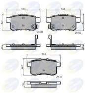 CBP31711 - Klocki hamulcowe COMLINE /tył/ (odp.GDB3482) HONDA ACCORD 2.0-3.5 08-