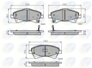CBP31799 - Klocki hamulcowe COMLINE (odp.GDB3479) TOYOTA AURIS 07-/COROLLA/AVENSIS