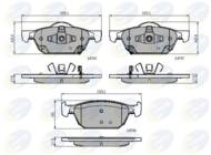 CBP32018 - Klocki hamulcowe COMLINE /przód/ (odp.GDB3600) HONDA ACCORD 08-/CIVIC 12-