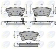 CBP32023 - Klocki hamulcowe COMLINE (odp.GDB3494) HYUNDAI i30 11-/KIA Soul 09-