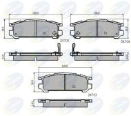 CBP3218 - Klocki hamulcowe COMLINE /tył/ (odp.GDB990) SUBARU IMPREZA 92-98/LEGACY 89-00/SVX 92-97