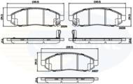 CBP32336 - Klocki hamulcowe COMLINE /przód/ (odp.41060ZP00A) NISSAN LEAF 10-/NP300 05-/NAVARA