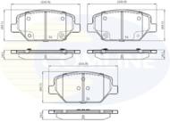 CBP32371 - Klocki hamulcowe COMLINE /przód/ (odp.84120877) OPEL INSIGNIA 17-