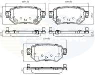 CBP32386 - Klocki hamulcowe COMLINE /tył/ MAZDA 6 12-