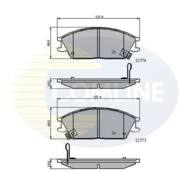 CBP3922 - Klocki hamulcowe COMLINE (odp.GDB893/GDB3331) HYUNDAI ACCENT 00-