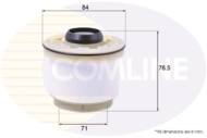 CTY13045 - Filtr paliwa COMLINE ISUZU/LEXUS/TOYOTA D-MAX 12-/IS 06-/HILUX 06-