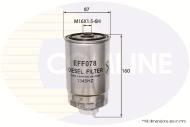 EFF078 - Filtr paliwa COMLINE ALFA ROMEO/PSA/FIAT/LANCIA 147 01-/156 -06/166 00-