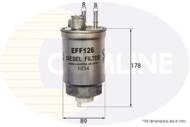 EFF126 - Filtr paliwa COMLINE FIAT 1.9D DOBLO 01-/PALIO 99-/PUNTO 99-/STRADA 00-
