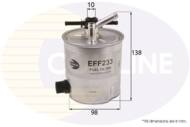 EFF233 - Filtr paliwa COMLINE /z zaworem/ NISSAN PATROL 07-/TERRANO 02-/X-TRAIL 01-