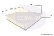 EKF106 - Filtr kabinowy COMLINE VAG A4/A5 07-/Q5 08-