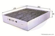 EKF108A - Filtr kabinowy COMLINE /węglowy/ MITSUBISHI/SMART COLT 04-/FORFOUR 04-/ROADSTER 03-