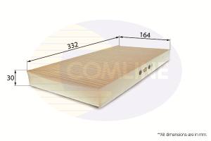 EKF116 - Filtr kabinowy COMLINE OPEL CORSA C/VECTRA C