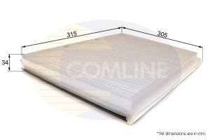 EKF139 - Filtr kabinowy COMLINE DB E 02- /patrz EKF139A/