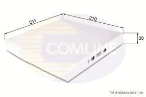 EKF149 - Filtr kabinowy COMLINE HONDA/MG/ROVER CIVIC -01/CR-V -02/INSIGHT 00-/01-/-00