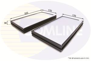 EKF158 - Filtr kabinowy COMLINE /patrz EKF158A/ BMW/ALPINA B5 05-/5 S 03-/5 TOURING 04-/6 S 04-