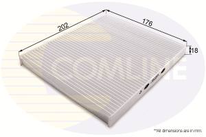 EKF159 - Filtr kabinowy COMLINE FIAT/FORD PANDA 03-/500 07-/KA 08-