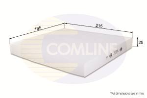 EKF188 - Filtr kabinowy COMLINE MAZDA 2/6/CX7 02-/07-