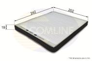 EKF212 - Filtr kabinowy COMLINE OPEL/SUZUKI AGILA 00-/WAGON R -05/AGILA 00-