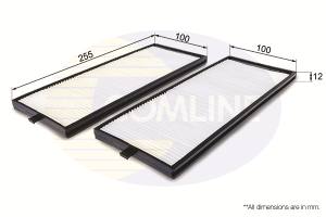 EKF216 - Filtr kabinowy COMLINE /kpl/ HYUNDAI ACCENT II 00-05/GETZ 02-09