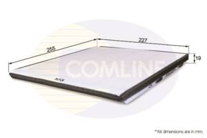 EKF230 - Filtr kabinowy COMLINE RENAULT MEGANE 97-99