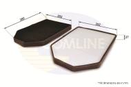 EKF236 - Filtr kabinowy COMLINE /patrz EKF236A/ VAG A8 -02