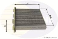 EKF265A - Filtr kabinowy COMLINE MITSUBISHI SHOGUN MKIII 00 -/IC 02 -/IV 07 -