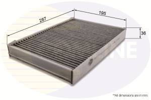 EKF273A - Filtr kabinowy COMLINE /węglowy/ LAND ROVER FREELANDER 07-/RANGE ROVER EVOQUE 11-