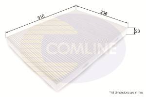 EKF291 - Filtr kabinowy COMLINE CHRYSLER VOYAGER 00-