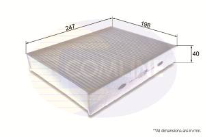 EKF323 - Filtr kabinowy COMLINE BMW 1/2/3/4 10-