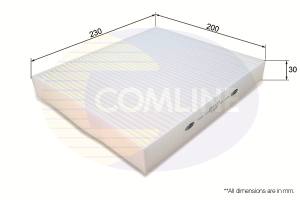 EKF333 - Filtr kabinowy COMLINE CHRYSLER/LANCIA GRAND VOYAGER 07-/VOYAGER 11-