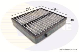 EKF347A - Filtr kabinowy COMLINE /węglowy/ DB M CLASS 98-