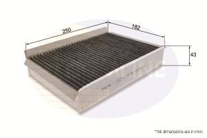 EKF352A - Filtr kabinowy COMLINE /węglowy/ JAGUAR S-TYPE 02-