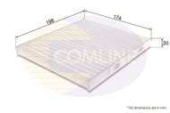 EKF381 - Filtr kabinowy COMLINE MAZDA CX-9 07-