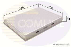 EKF400 - Filtr kabinowy COMLINE DB C 11-/CLS 17-/E 16-/G 18-/GLC 15-/GL/M