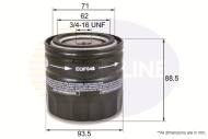 EOF046 - Filtr oleju COMLINE ALFA ROMEO 75 87-/ALFETTA 75-