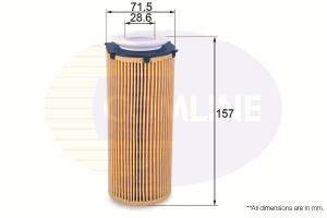 EOF225 - Filtr oleju COMLINE /wkład/ BMW (mot.M57) 09-