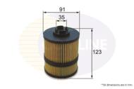 EOF248 - Filtr oleju COMLINE /wkład/ OPEL/RENAULT/SAAB SIGNUM 03-/VECTRA 03-/ESPACE 02-