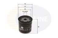 EOF309 - Filtr oleju COMLINE h=95mm VOLVO C30/S40/S80/V50/V70 04-